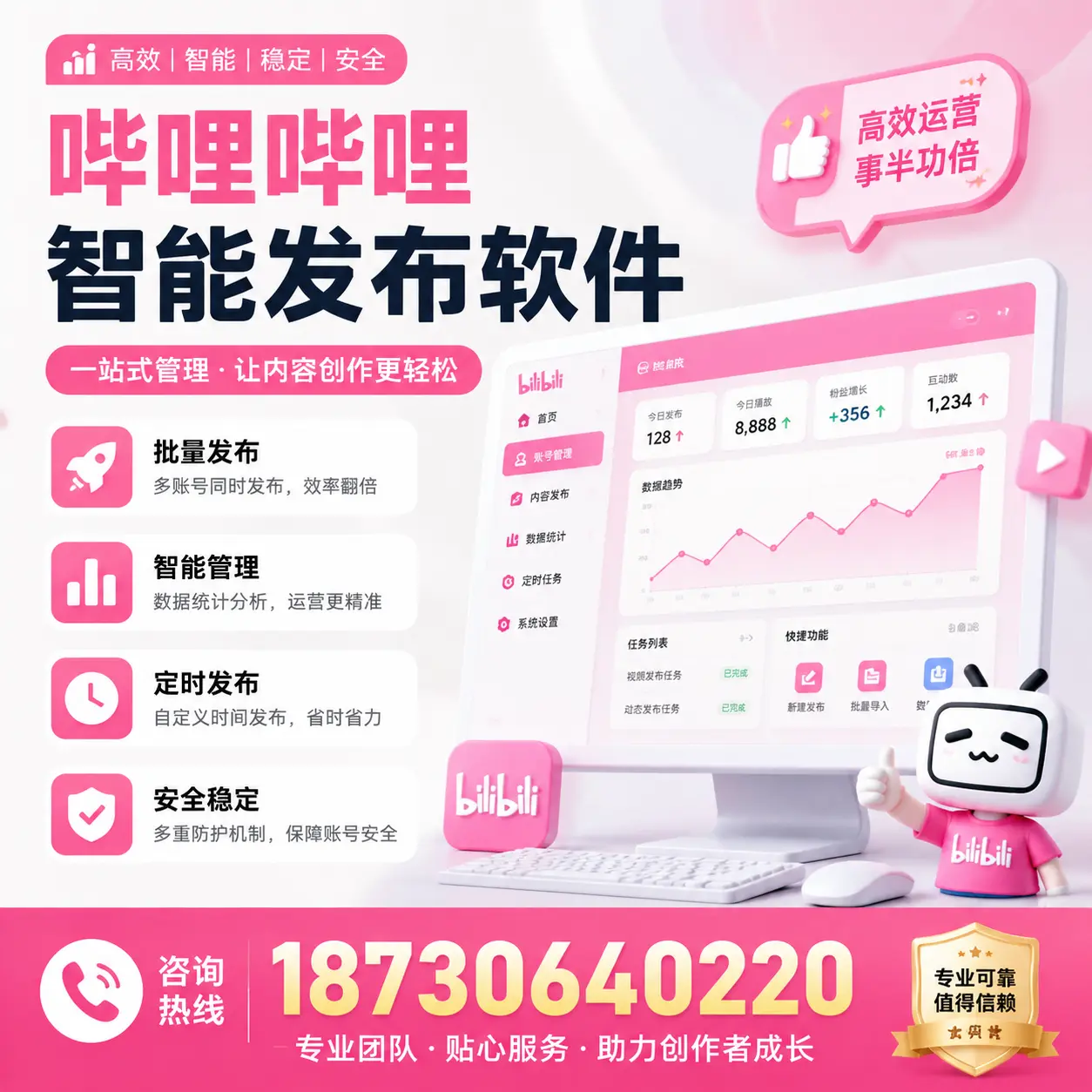 如何评估哔哩哔哩智能发布软件的ROI？湛江 企业必读